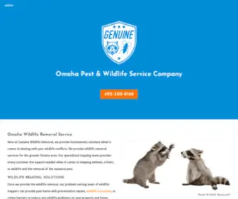 Genuinepestcontrol.com(Omaha Pest Control Service) Screenshot