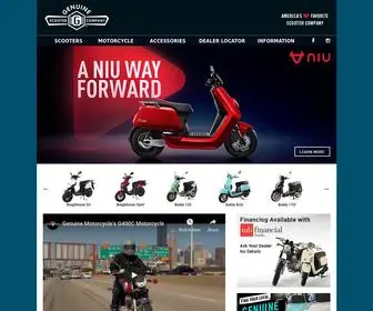 Genuinescooters.com(Genuine Scooters) Screenshot