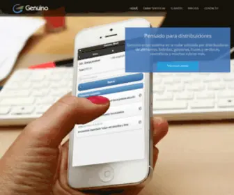 Genuinosoft.com(Software para distribuidora de alimentos) Screenshot