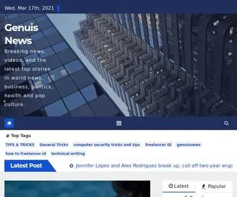 Genuisnews.com(Genuis News) Screenshot