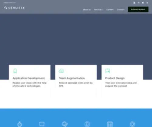 Genuitek.com(Your Innovation Partner) Screenshot