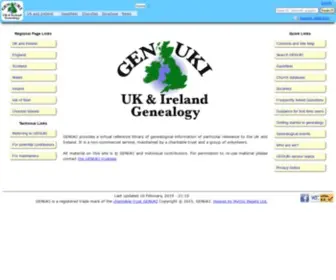 Genuki.org.uk(GENUKI) Screenshot
