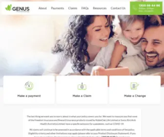 Genuslifeinsuranceservices.com.au(Genus Life Insurance Services) Screenshot