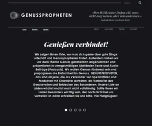 Genusspropheten.at(Genusspropheten) Screenshot