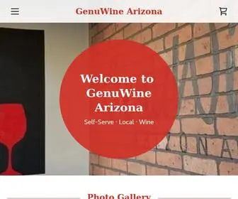 Genuwinearizona.com(GenuWine Arizona) Screenshot