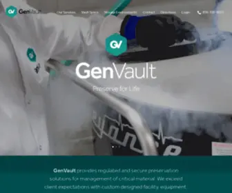 Genvault.com(Preserve for Life) Screenshot