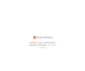 Genvec.com(GenVec, Inc) Screenshot