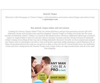 Genviagra.com(Generic Viagra 100mg) Screenshot