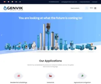 Genvikpumps.com(Genvik Pumps) Screenshot