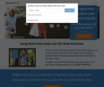 Genworthdirect.com(Financial Solutions for Long Term Care) Screenshot