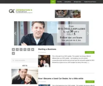 Genxfinance.com(Generation X Finance) Screenshot