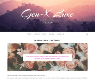 Genxluxe.com(Gen-X Luxe) Screenshot