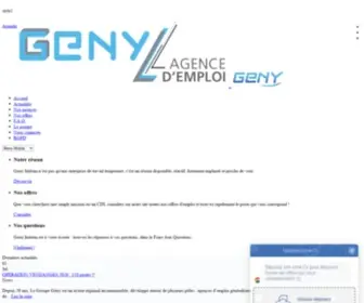 Geny-Interim.com(Geny Int) Screenshot