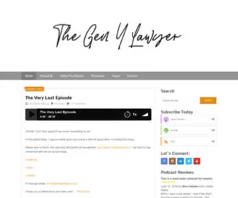 Genylawyer.com(The Gen Why Lawyer) Screenshot