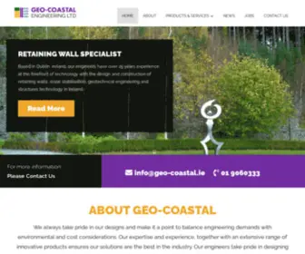 Geo-Coastal.ie(Geo-Coastal Engineering Ireland) Screenshot