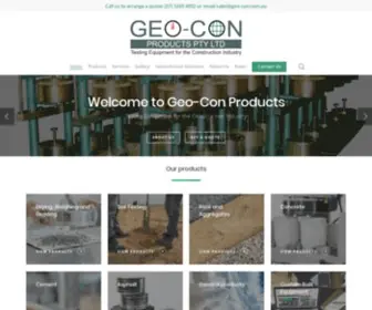 Geo-Con.com.au(Geo-Con Products) Screenshot