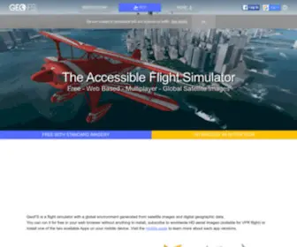 Geo-FS.com(Free Online Flight Simulator) Screenshot