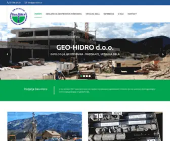 Geo-Hidro.si(Geo Hidro) Screenshot