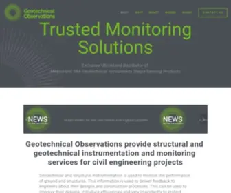 Geo-Observations.com(Geotechnical Observations) Screenshot