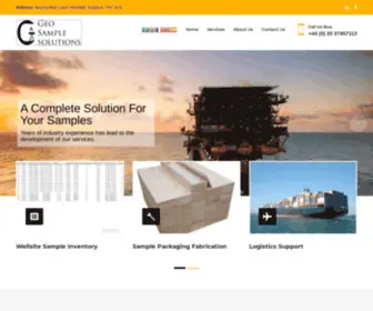 Geo-Sample-Solutions.com(Core sample management solutions) Screenshot