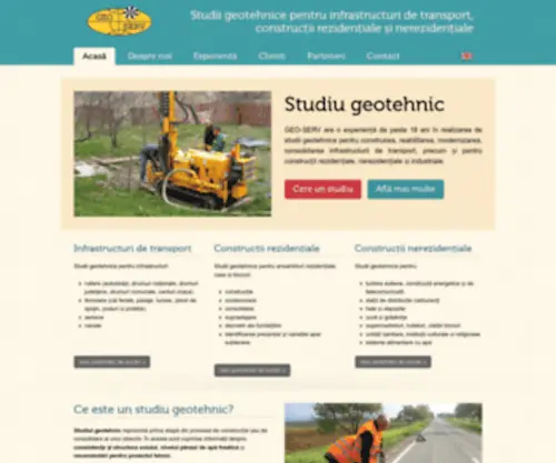 Geo-Serv.ro(Studiu geotehnic) Screenshot