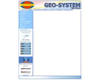 Geo-SYstem.com.pl(GEO-SYSTEM Sp) Screenshot