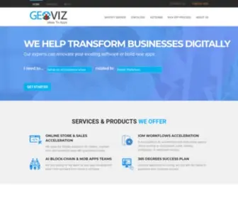 Geo-Viz.com(Custom Application) Screenshot