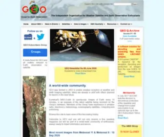 Geo-Web.org.uk(Group for Earth Observation) Screenshot