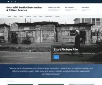 Geo-Wiki.org(Geo-Wiki Project) Screenshot