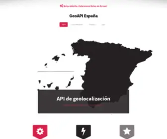 Geoapi.es(GeoAPI España) Screenshot