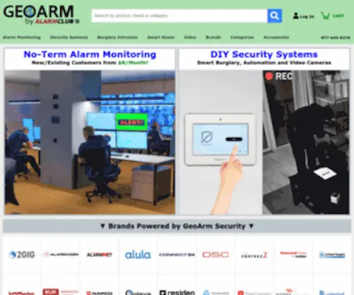 Geoarm.com(America's DIY Security & Low) Screenshot