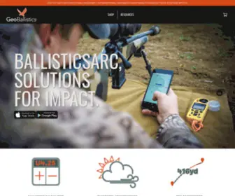 Geoballistics.com(Ballistics App for iPhone and Android) Screenshot