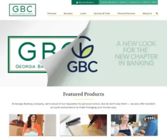 Geobanking.com(Georgia Banking Company) Screenshot