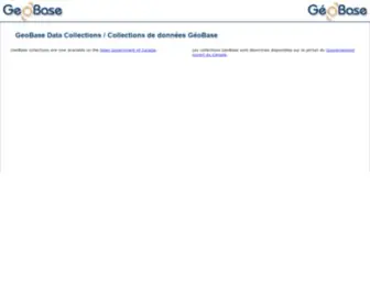 Geobase.ca(GeoBase Data Collections) Screenshot