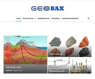 Geobax.com(Portal de Geología minería y petroleo) Screenshot