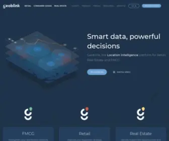 Geoblink.com(The Location Management Platform) Screenshot