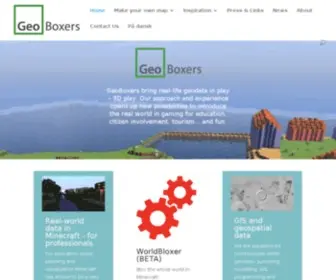 Geoboxers.com(How to get the real world in Minecraft by GeoBoxers) Screenshot