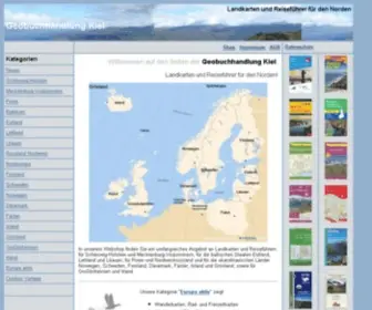 Geobuchhandlung.de(Straßenkarten) Screenshot