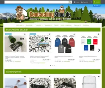 Geocachingshop.de(Geocaching Shop Deutschland) Screenshot
