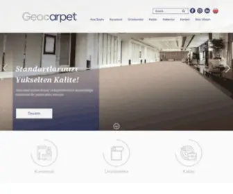 Geocarpet.com.tr(Halı üretim Tesisi) Screenshot
