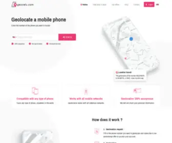 Geocelu.com(Géolocaliser) Screenshot