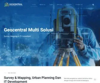Geocentralsolusi.com(Survey, Mapping & IT Consultant) Screenshot