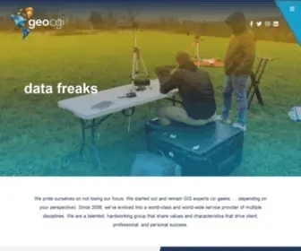 GeocGi.com(Geospatial Consulting Group International) Screenshot