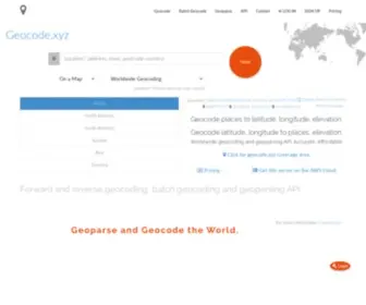 Geocode.xyz(Geoparse) Screenshot