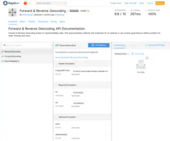 Geocodingapi.net(Forward & Reverse Geocoding API Documentation (GeocodeSupport)) Screenshot