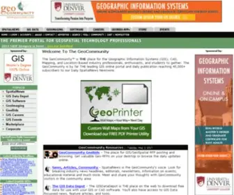 Geocomm.com(Home) Screenshot