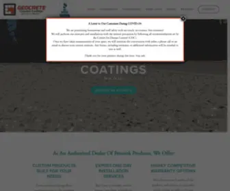 Geocretecoatings.com(GeoCrete) Screenshot