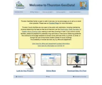 Geodata.org(Thurston Geodata Center) Screenshot