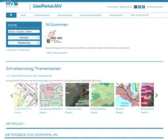 Geodaten-MV.de(GeoPortal Mecklenburg) Screenshot