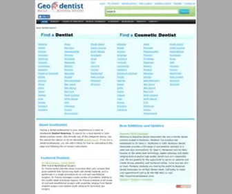 Geodentist.com(GeoDentist Dentist) Screenshot